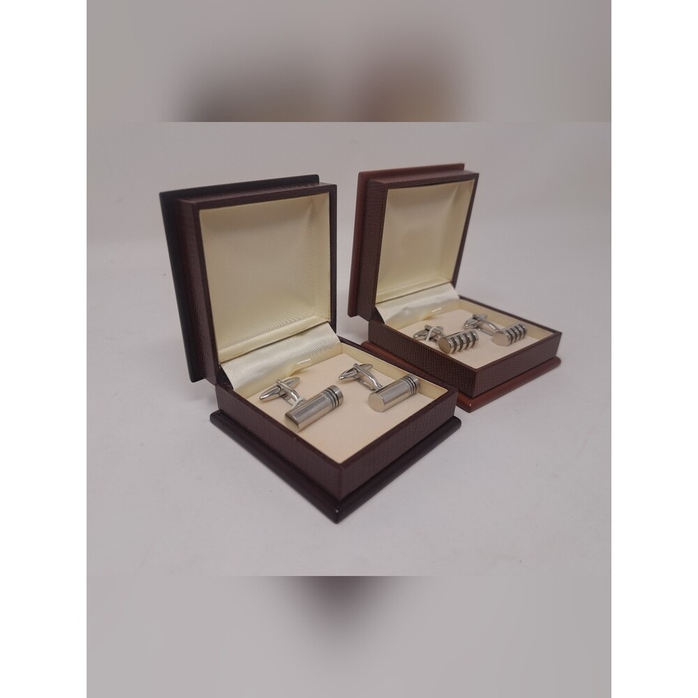 Vintage 70s 80s Men's Cufflinks Set of 2 Cuff Links High Quality